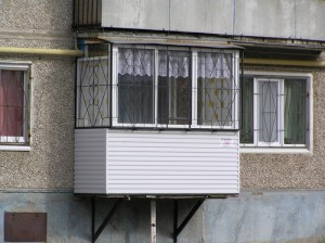 Как пристроить балкон